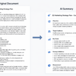 how to use AI to summarise long documents