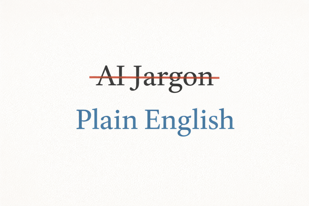 AI jargon explained