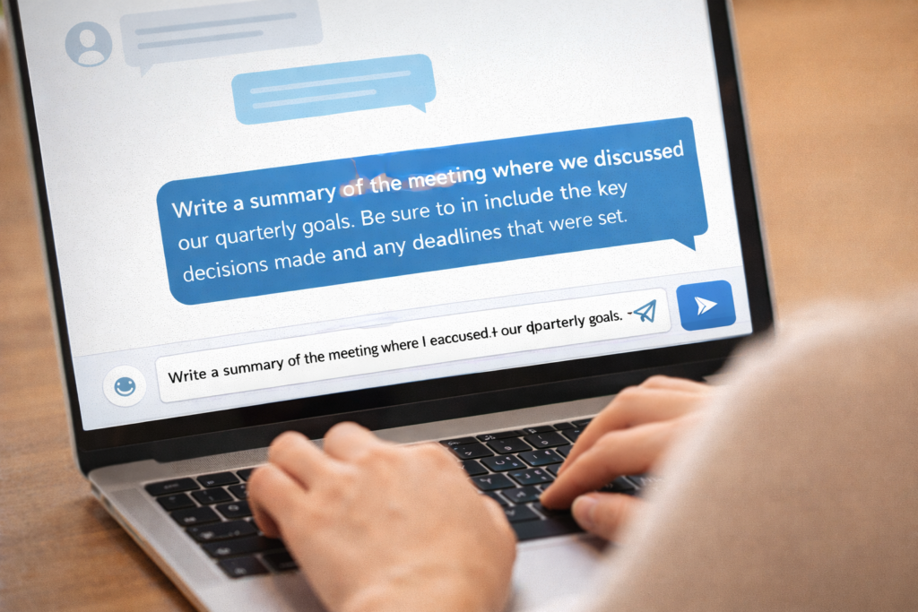 how to write a prompt for AI