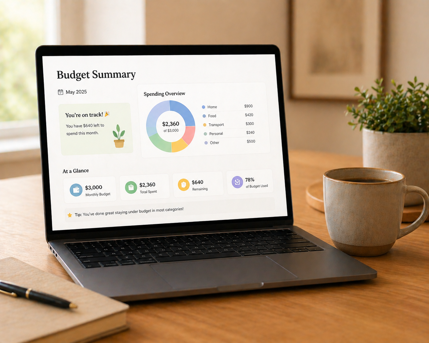 how to use AI to build a personal budget
