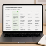 how to use AI to research competitors