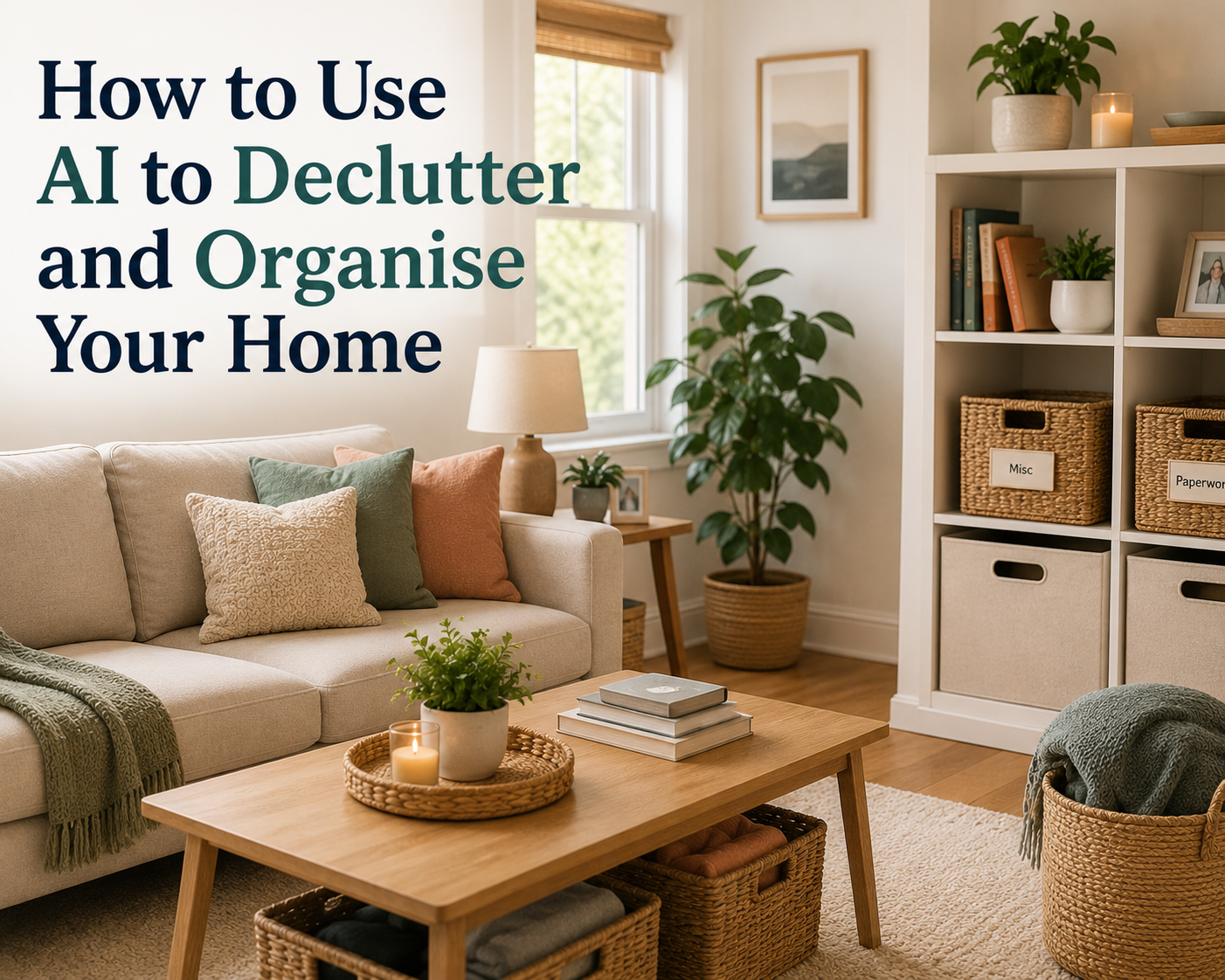 how to use AI to declutter and organise your home