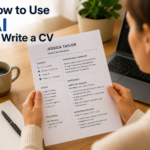 how to use AI to write a CV