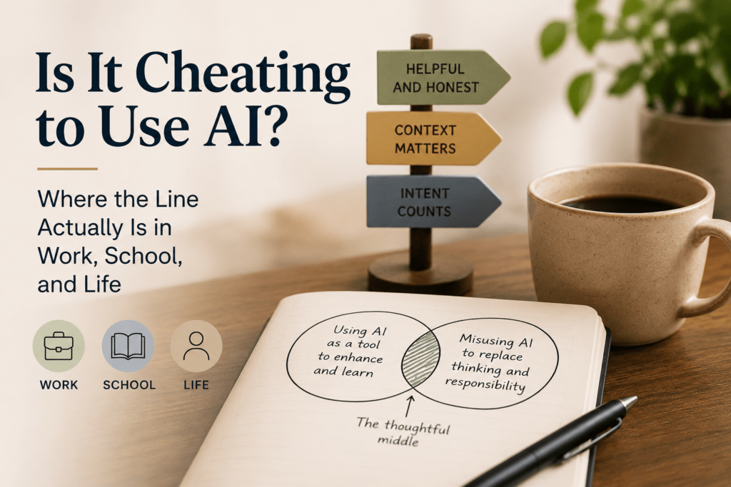 is it cheating to use AI